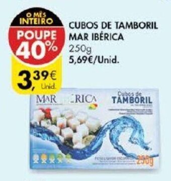 Pingo Doce Cubos de Tamboril Mar Iberica 250g promoção