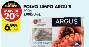 Pingo Doce Polvo Limpo Argu's 600g promoção