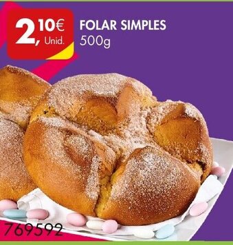 Pingo Doce Folar Simples 500g promoção
