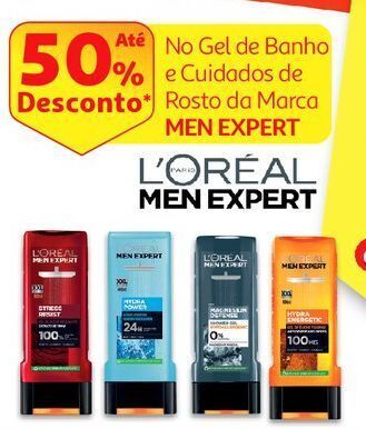 Auchan Gel de banho men expert promoção
