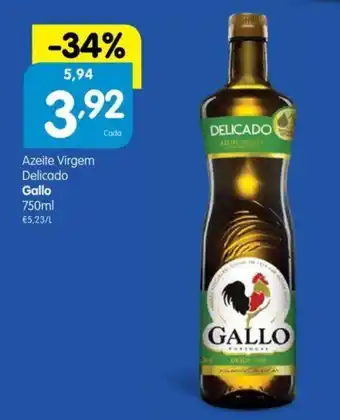 Minipreço Azeite Virgem Delicado Gallo 750ml promoção