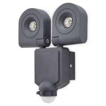 Projetor led "dryden" negro 2 x 10 w