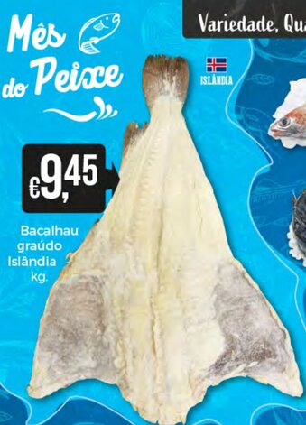 Bolama Bacalhau Graúdo Islãndia promoção
