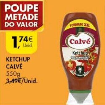Pingo Doce Ketchup Calvé 550g promoção