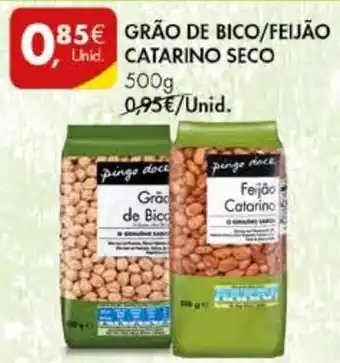 Pingo Doce Grão de Bico/Feijão Catarino Seco 500g promoção