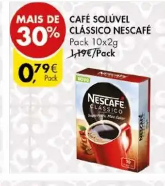 Pingo Doce Café Solúvel Clássico Nescafé Pack 10x2g promoção