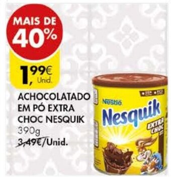 Achocolatado em Pó Extra Choc Nesquik 390g
