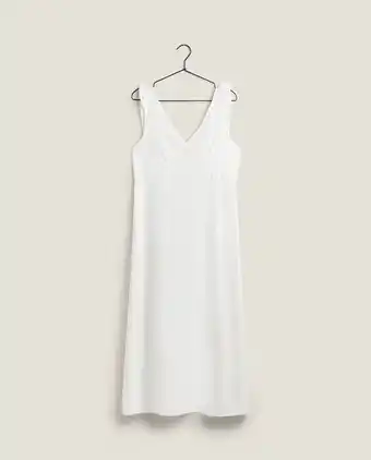 ZARA HOME Camisa de dormir cetim bordados promoção