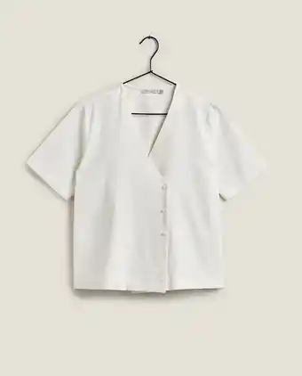 ZARA HOME Camisa linho e algodão promoção