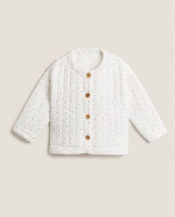 ZARA HOME Casaco de crepe com flor promoção