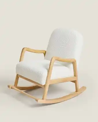 ZARA HOME Poltrona de baloiço bouclé promoção