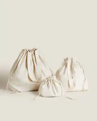 ZARA HOME Saco de roupa algodão promoção