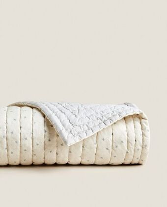 ZARA HOME Edredão estampado folhas promoção