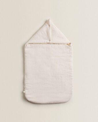 ZARA HOME Saco porta-bebé gaze luas e estrelas promoção