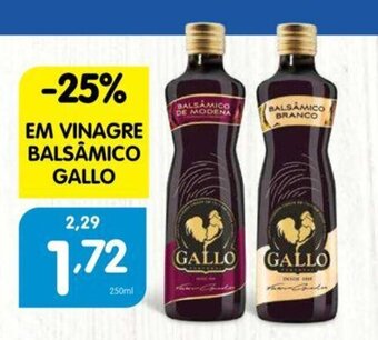 Minipreço Vinagre Balsamico Gallo promoção