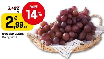 Intermarché Uva Red Globe promoção