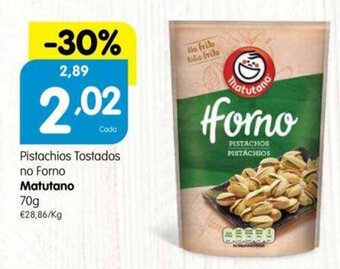Pistachios Tostados no Forno Matutano 70g