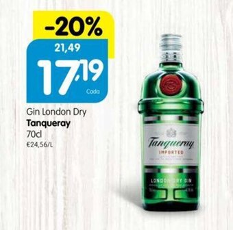 Minipreço Gin London Dry Tanqueray 70cl promoção