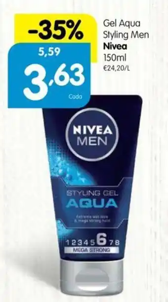 Minipreço Gel Aqua Styling Men Nivea 150ml promoção