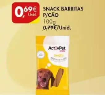 Pingo Doce Snacks Barritas P/Cão 100g promoção