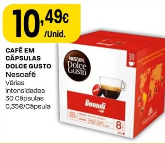 Intermarché Cafe em Capsulas Dolce Gusto Nescafe 30 Capsulas promoção