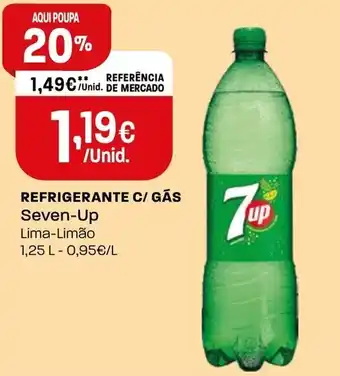 Intermarché Refrigerante c/ gas Seven Up 1.25L promoção