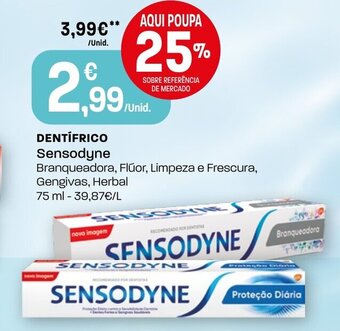 Intermarché Dentifrico Sensodyne 75ml promoção