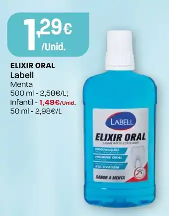 Intermarché Elixir Oral Labell 500ml promoção