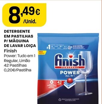 Intermarché Detergente em Pastilhas p/ Maquina de Lavar Loica Finish promoção