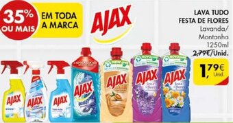Pingo Doce Lava Tudo Festa de Flores AJAX 1250ml promoção