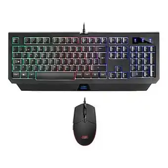 Teclado + rato mars gaming mcp100 gaming combo rgb pt