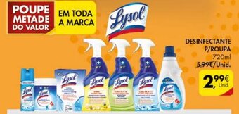 Pingo Doce Desinfectante P/Roupa 720ml promoção