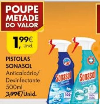 Pingo Doce Pistolas Sonasol 500ml promoção