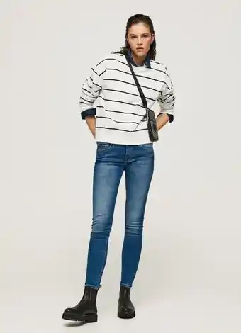Pepe Jeans Soho skinny fit mid waist jeans promoção
