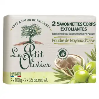 Duo de sabonetes esfoliante corpo pó azeitona