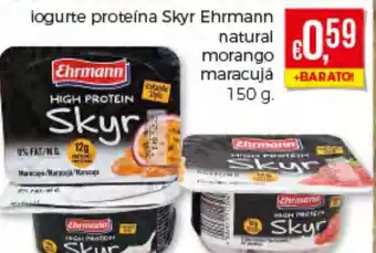 Iogurte Proteína Skyr Ehrmann Natural Morango Maracujà 150g