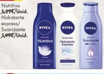 Pingo Doce Creme de Corpo Nivea Nutritivo /Hidratanten Express/Suavizante 400ml promoção