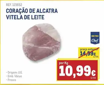 Makro Coracao de Alcatra Vitela de leite promoção