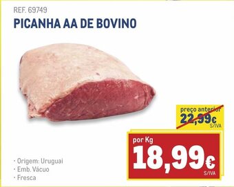 Makro Picanha AA De Bovino promoção