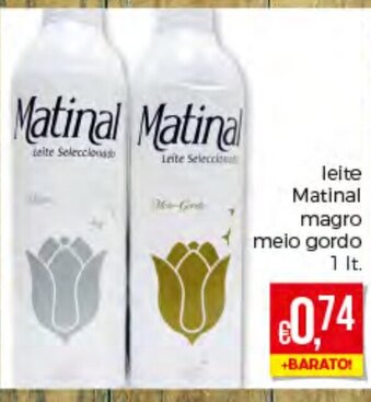 Bolama Leite Matinal Magro Meio Gordo 1lt promoção