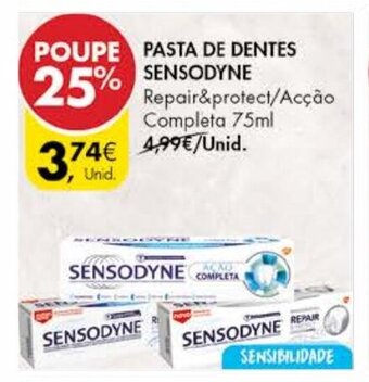 Pingo Doce Pasta de Dentes Sensodyne 75ml promoção