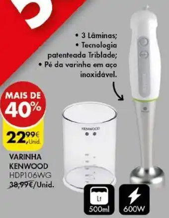 Pingo Doce Varinha Kenwood 500ml promoção