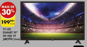 Pingo Doce TV LED Esmart 39" HD Mid 39 promoção
