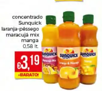 Bolama Concentrado Sunquick Laranjá-Pêssego Maracuja Mix Manga 0,58lt promoção