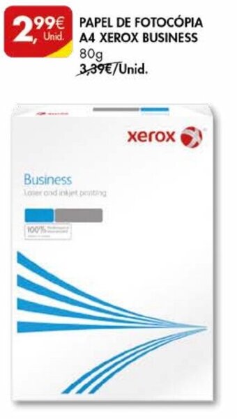 Pingo Doce Papel de Fotocópia A4 Xerox Business 80g promoção