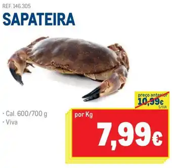 Makro Sapateira 600/700g promoção
