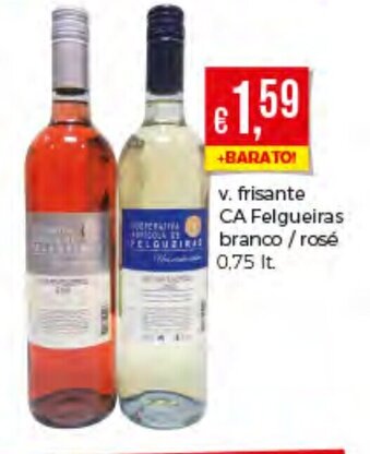 Bolama V. Frisante CA Felgueiras Branco/Rosé 0,75lt promoção