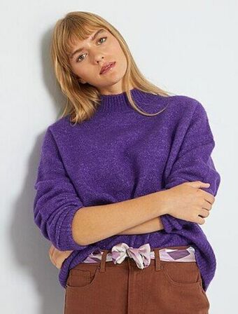 Kiabi Camisola em malha mesclada promoção