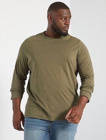 Kiabi T-shirt em malha jersey de puro algodão promoção