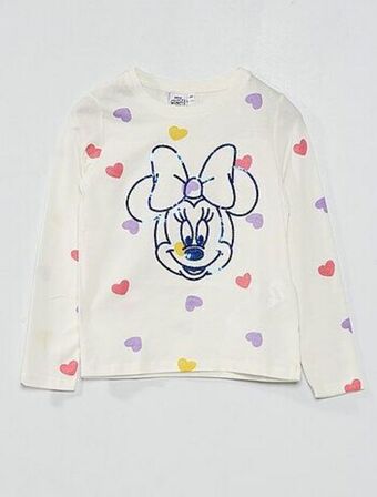 T-shirt 'disney' de manga comprida